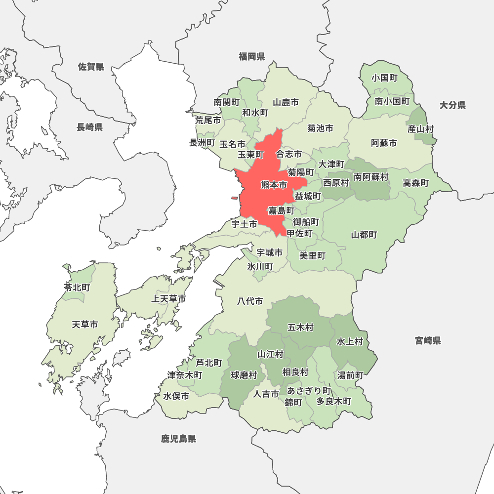 熊本県熊本市の地図 Map It マップ イット