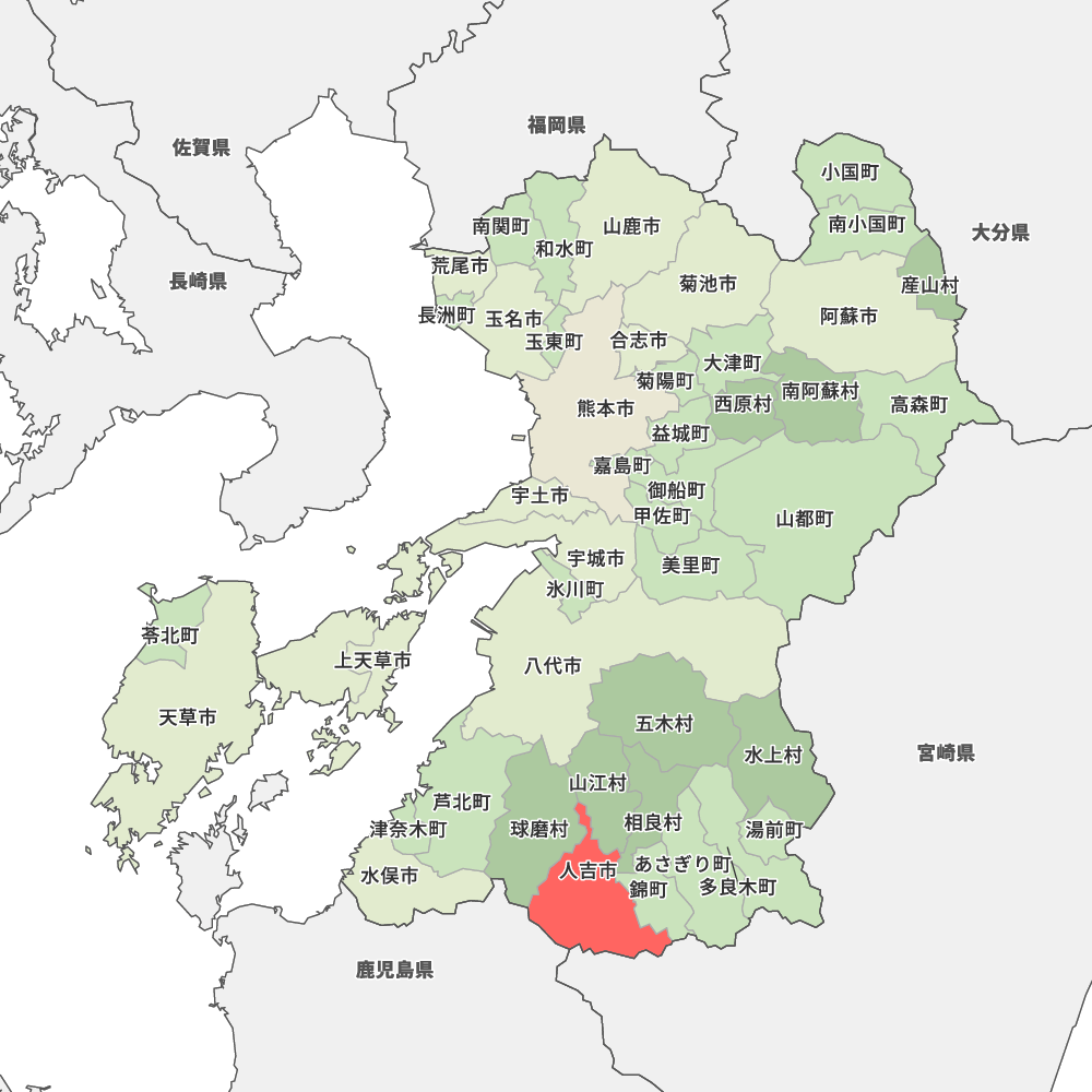 熊本県人吉市の地図 Map It マップ イット