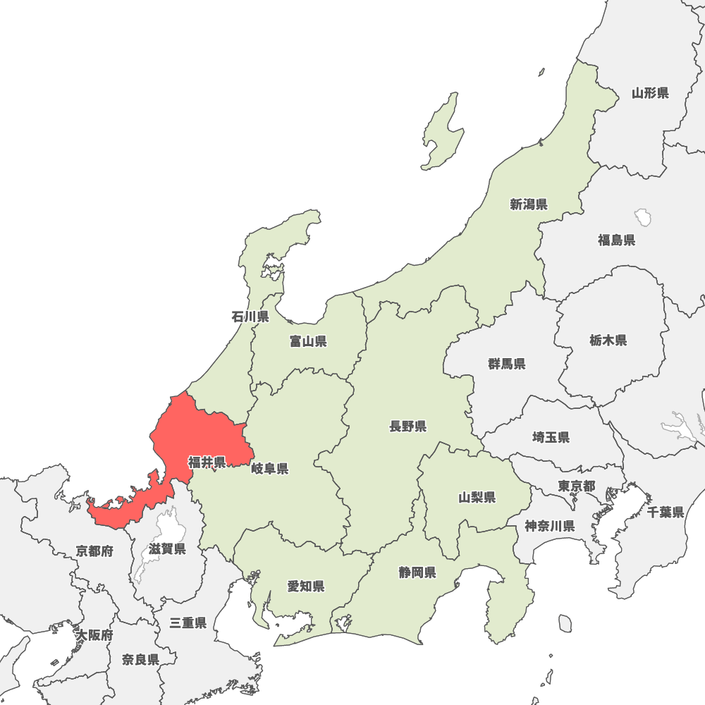 福井県の地図 Map It マップ イット