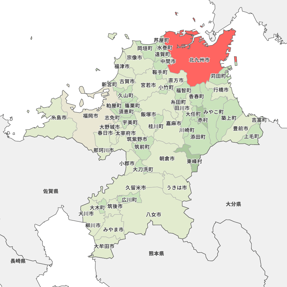 福岡県北九州市の地図 Map It マップ イット