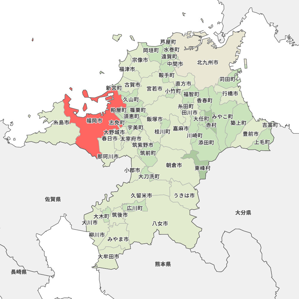 福岡県福岡市の地図 Map It マップ イット