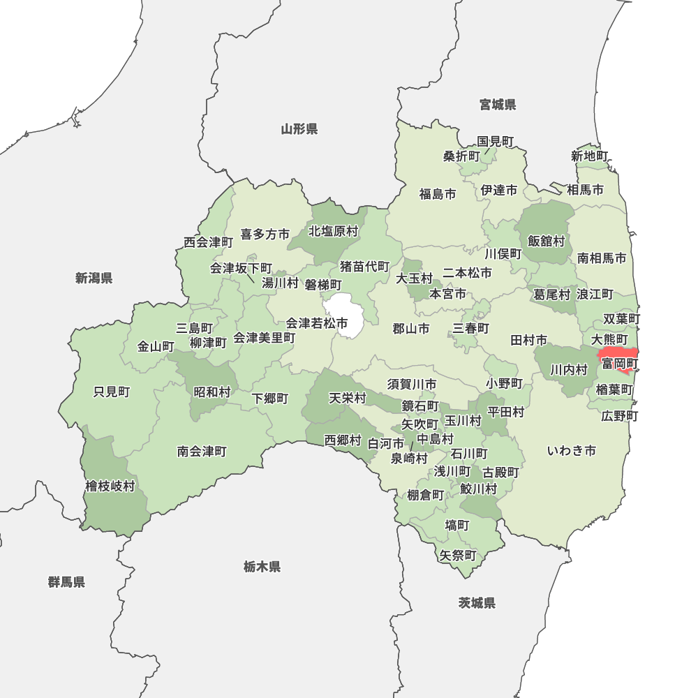 福島県双葉郡富岡町の地図 Map It マップ イット