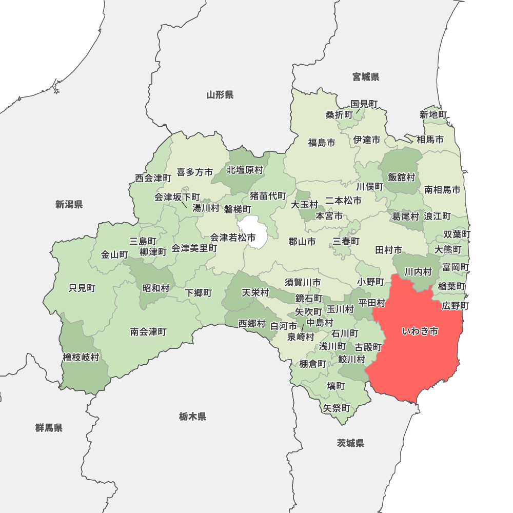 福島県いわき市の地図 Map It マップ イット