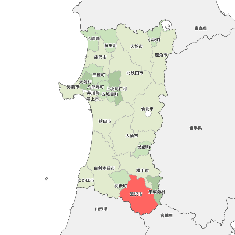 秋田県湯沢市の地図 Map It マップ イット