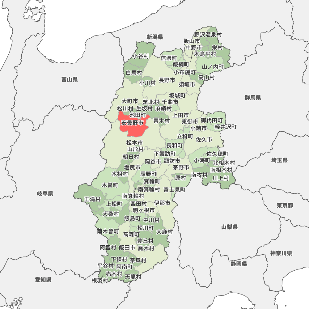 長野県安曇野市の地図 Map It マップ イット