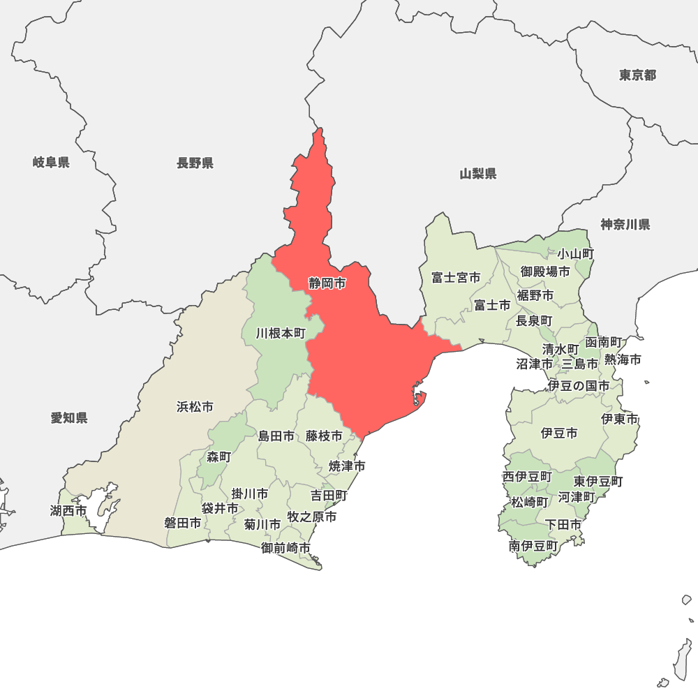 静岡県静岡市の地図 Map It マップ イット