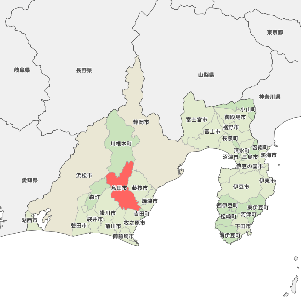 静岡県島田市の地図 Map It マップ イット