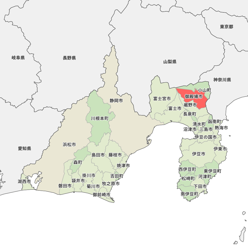 静岡県御殿場市の地図 Map It マップ イット