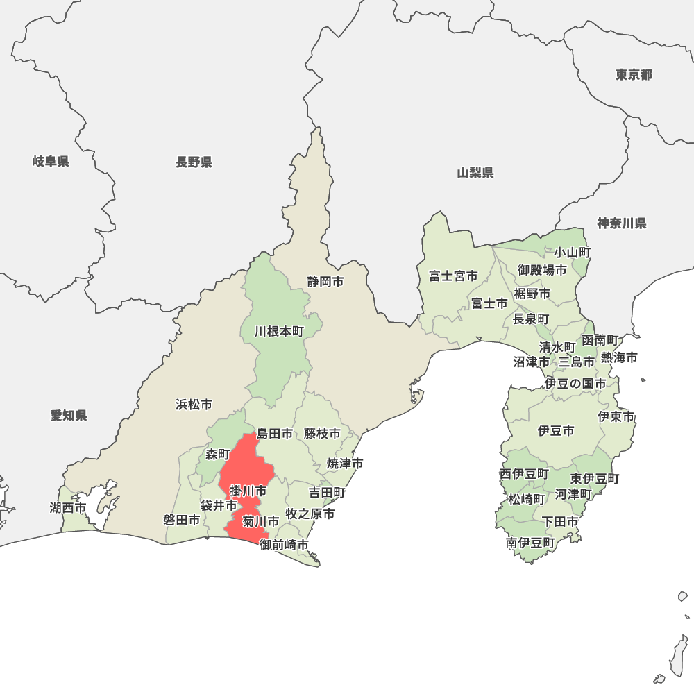 静岡県掛川市の地図 Map It マップ イット