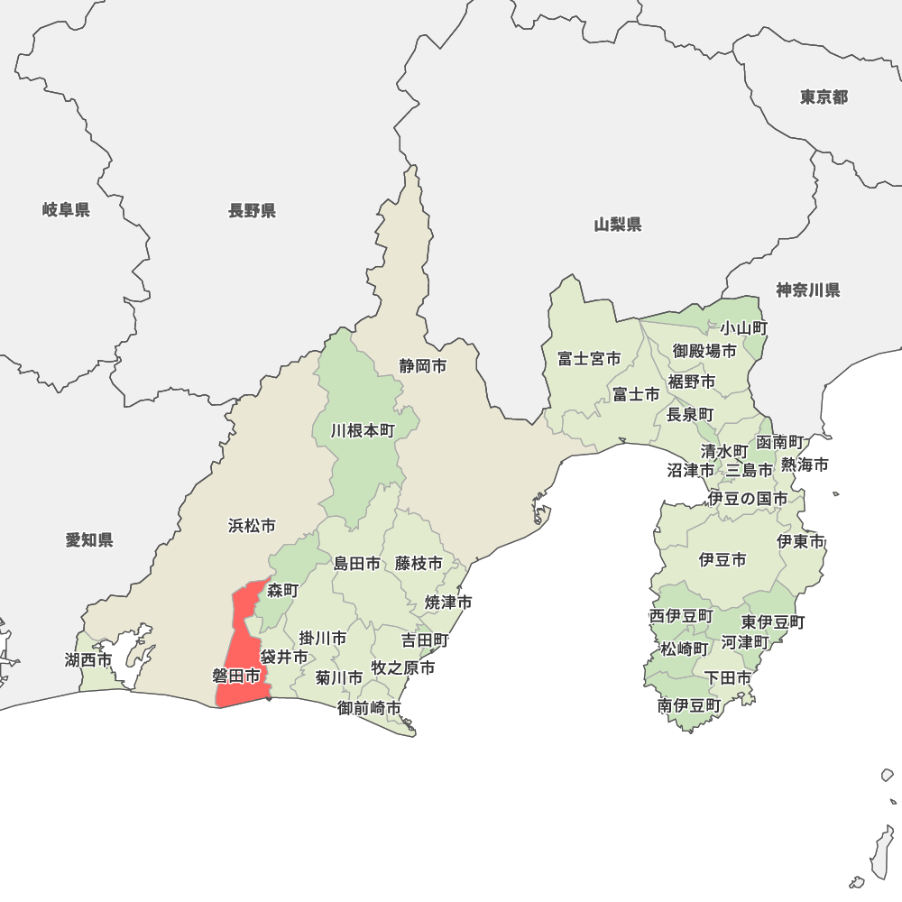 静岡県磐田市の地図 Map It マップ イット
