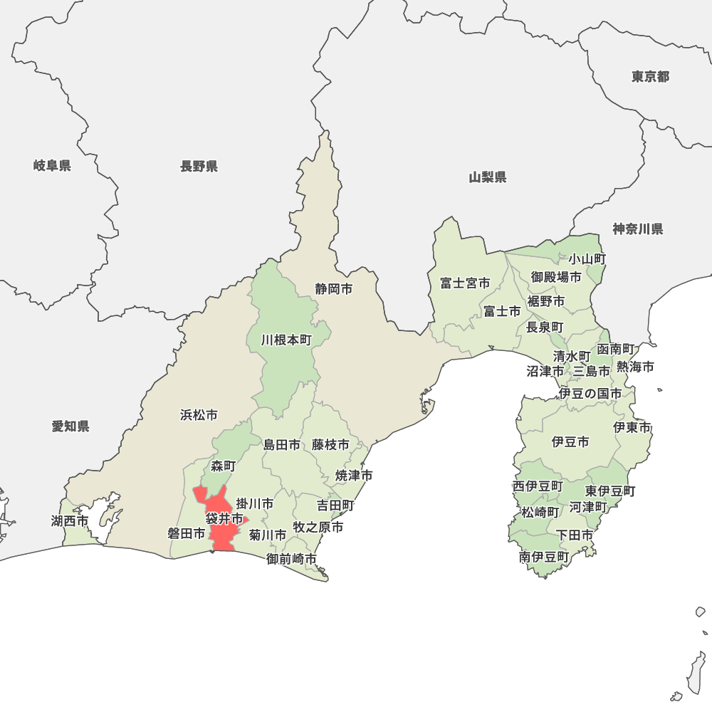 静岡県袋井市の地図 Map It マップ イット