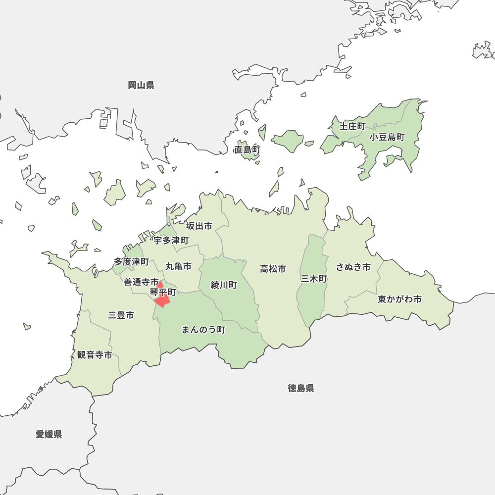 香川県仲多度郡琴平町の地図 Map It マップ イット