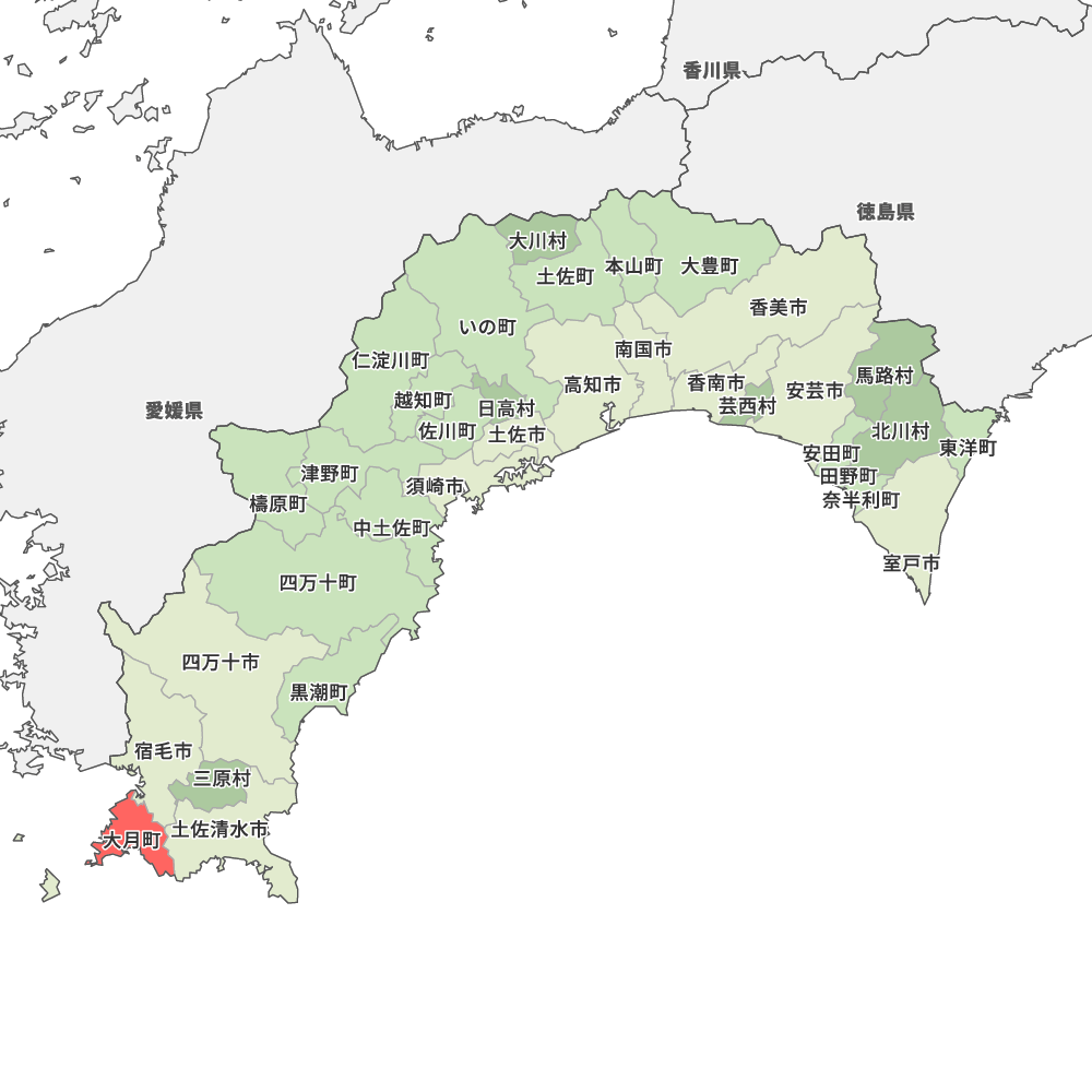 高知県幡多郡大月町の地図 Map It マップ イット