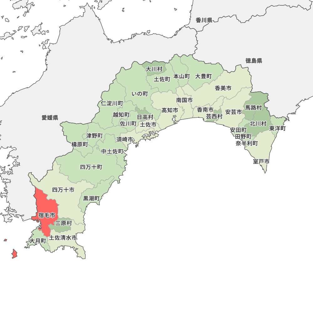 高知県宿毛市の地図 Map It マップ イット