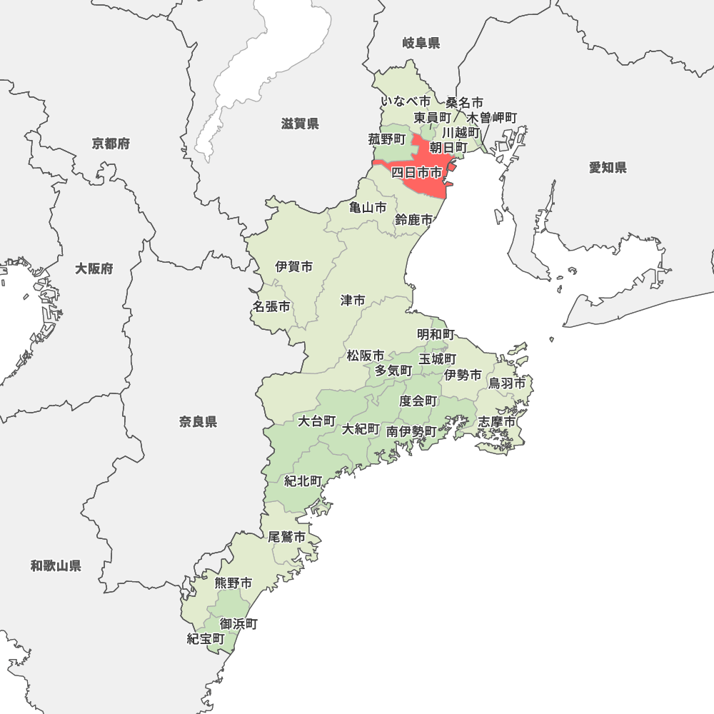三重県四日市市の地図 | Map-It マップ・イット