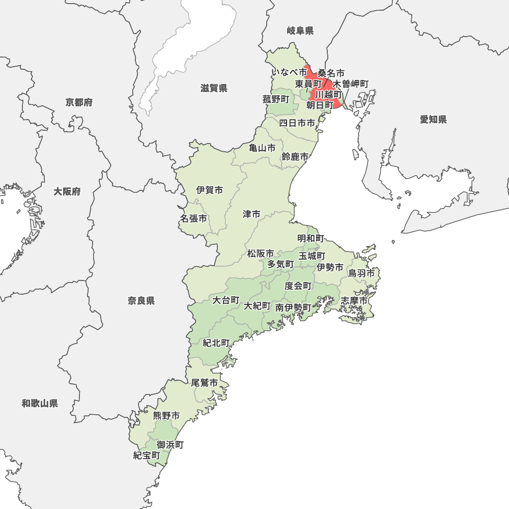 三重県桑名市の地図 | Map-It マップ・イット