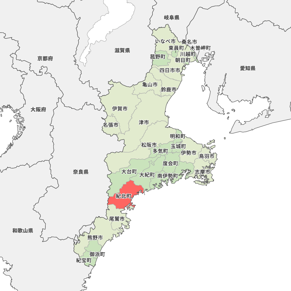 三重県北牟婁郡紀北町の地図 | Map-It マップ・イット