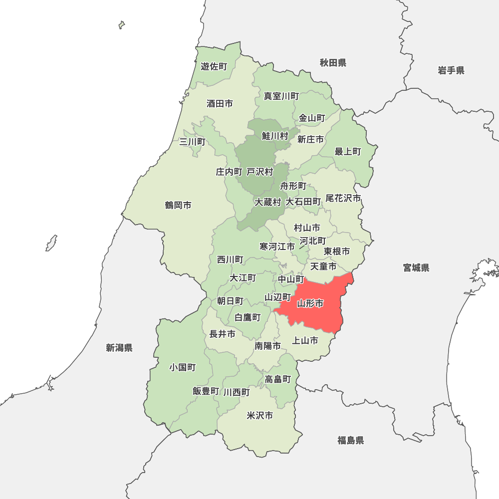 山形県山形市の地図 | Map-It マップ・イット