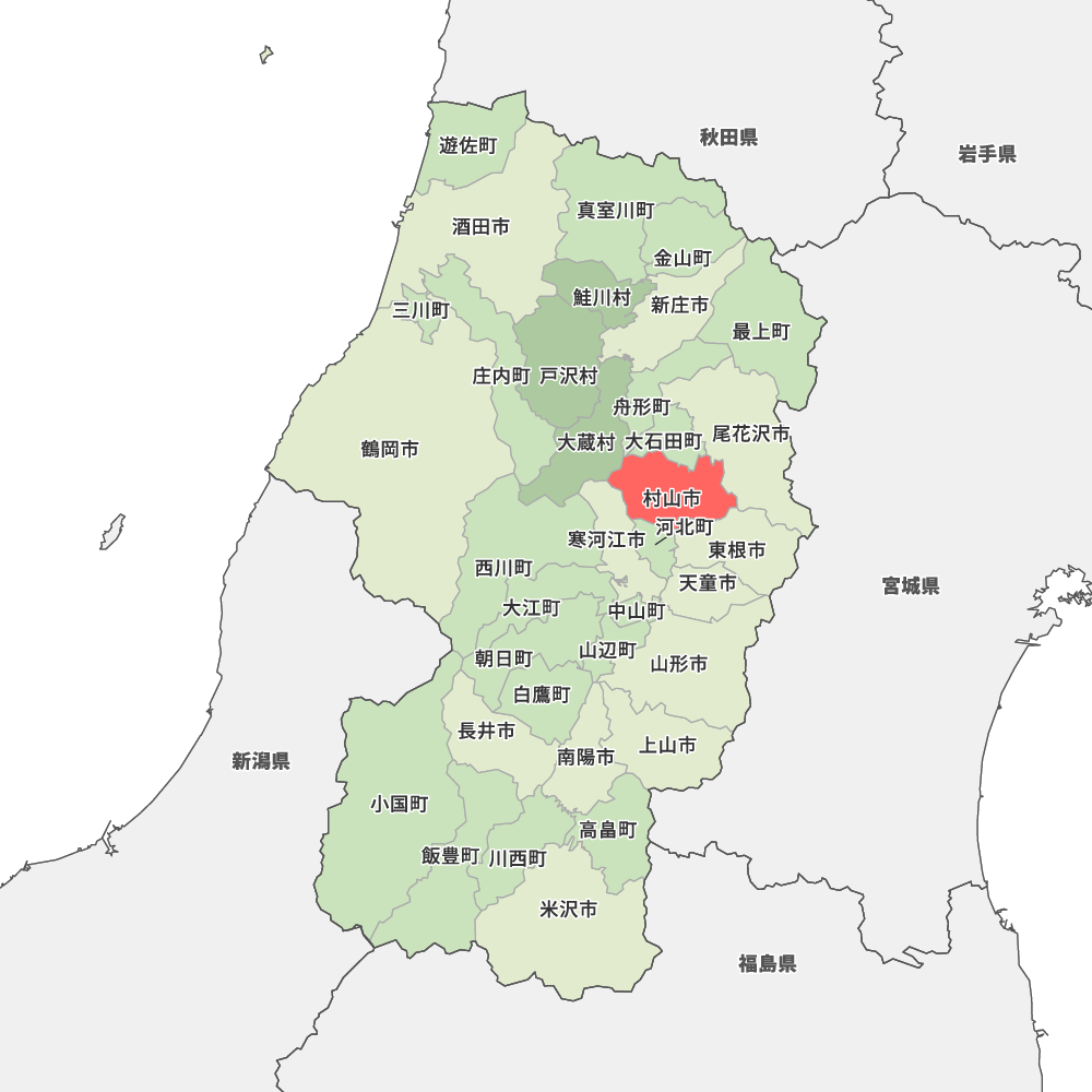 山形県村山市の地図 | Map-It マップ・イット