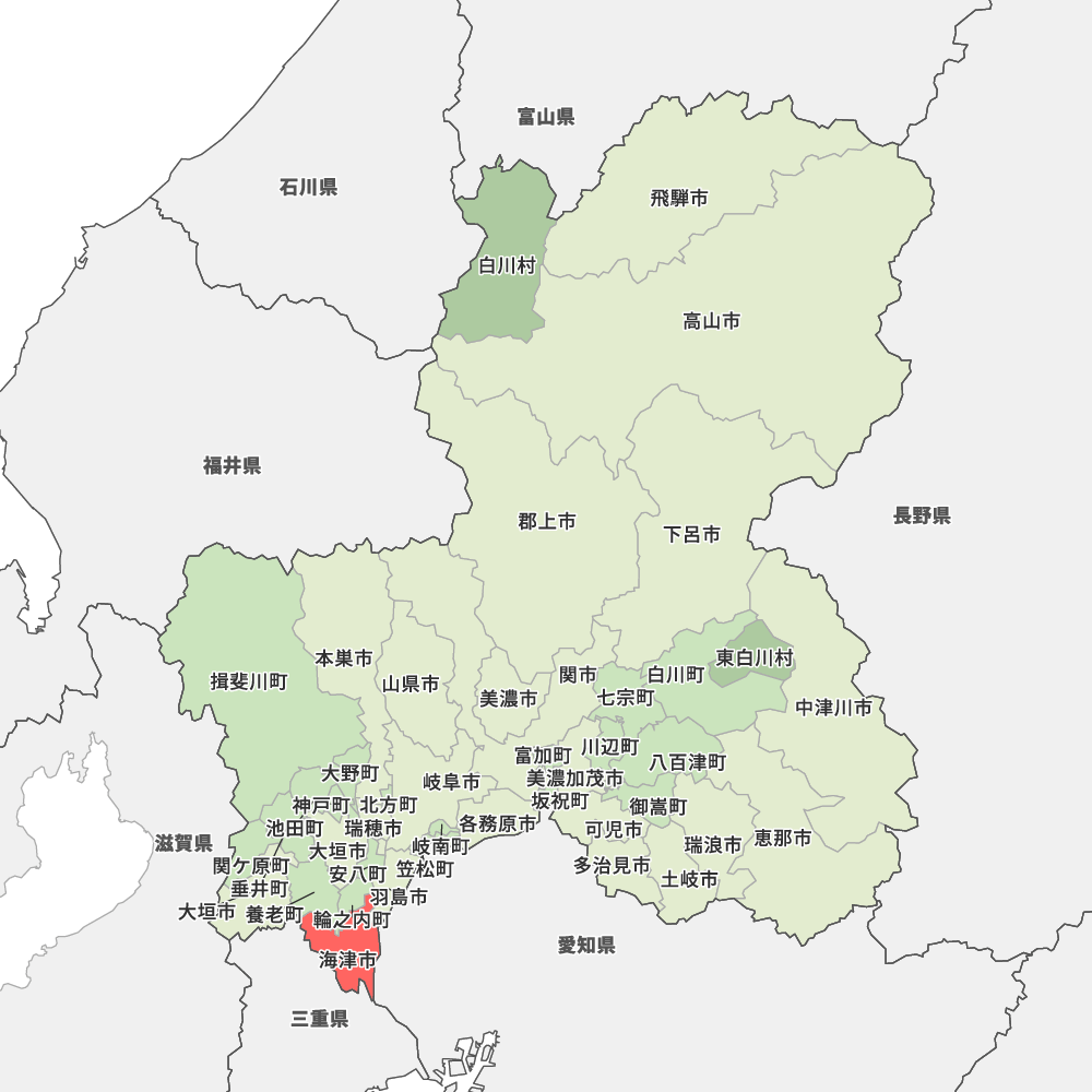 岐阜県 海津市 (ゼンリン住宅地図) / ゼンリン 地図