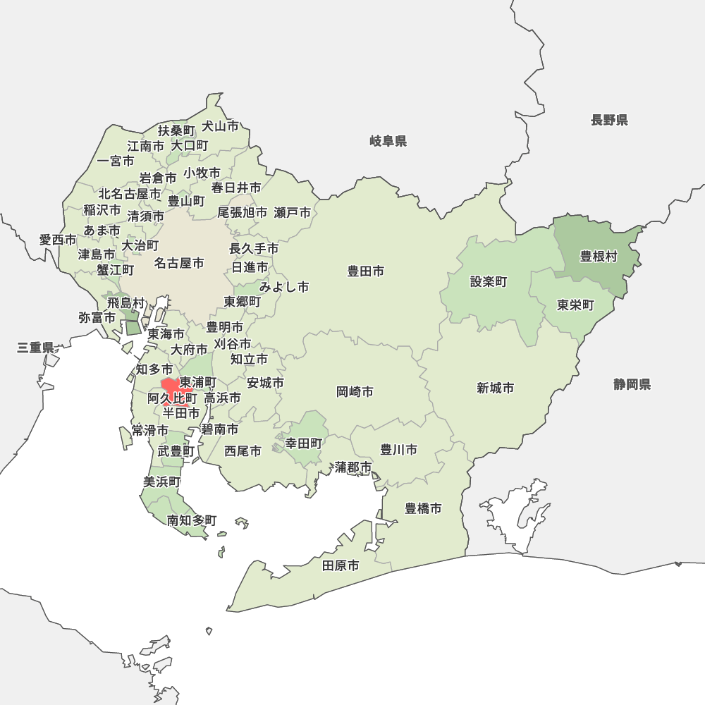 愛知県知多郡阿久比町の地図 | Map-It マップ・イット