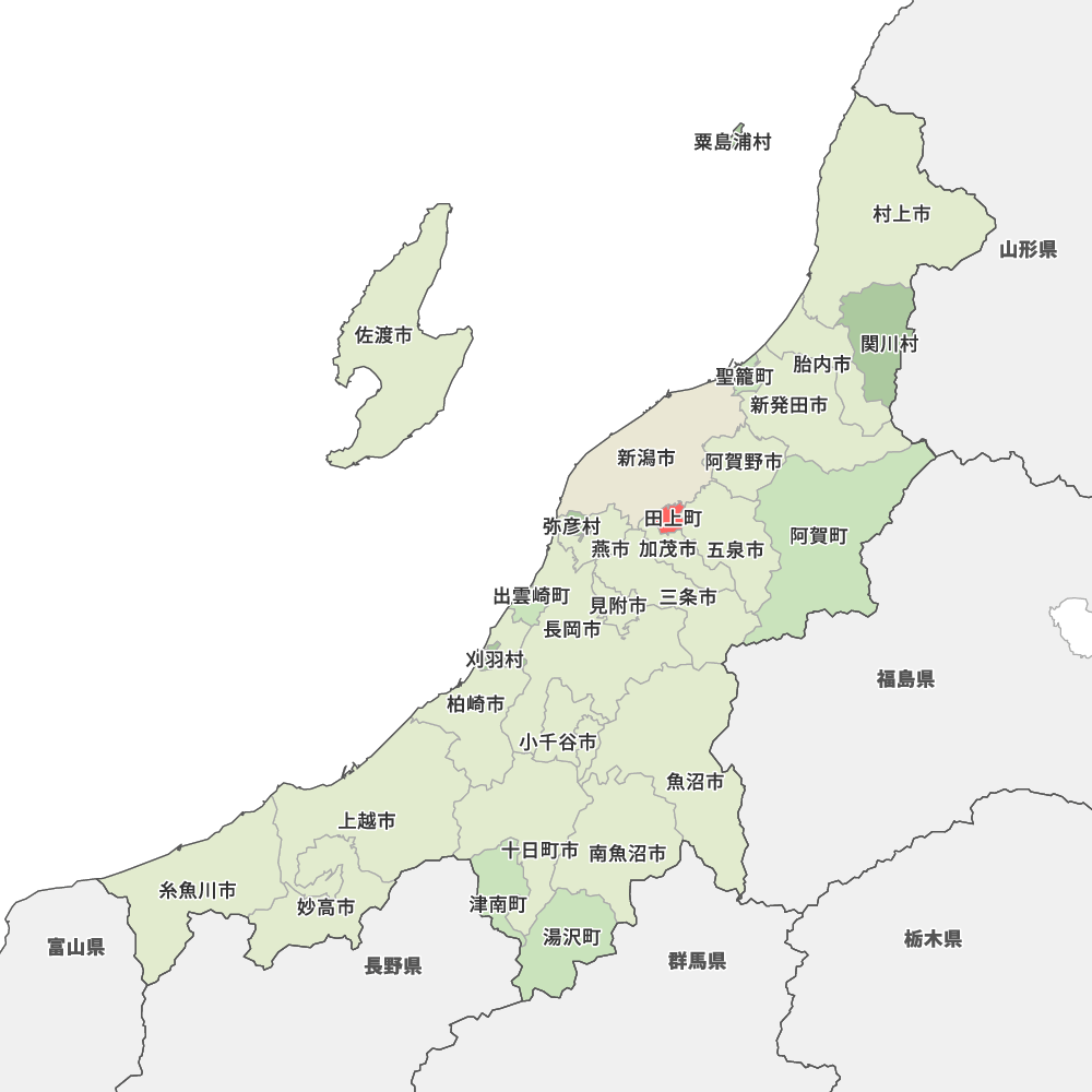 新潟県南蒲原郡田上町の地図 | Map-It マップ・イット