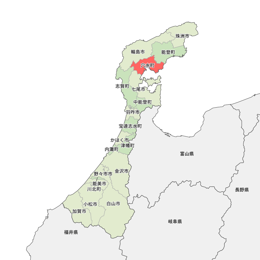 石川県鳳珠郡穴水町の地図 | Map-It マップ・イット