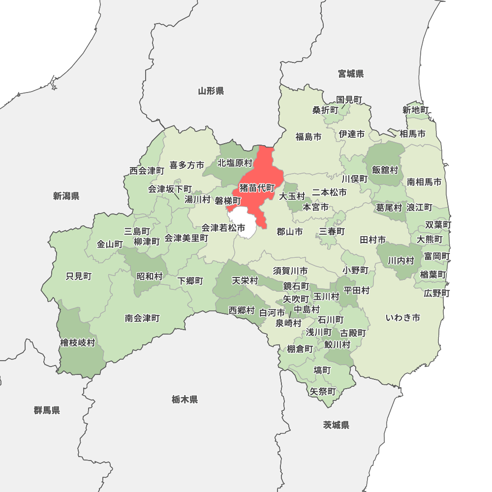 福島県耶麻郡猪苗代町の地図 | Map-It マップ・イット