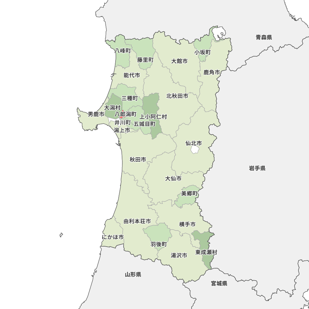 秋田県南秋田郡八郎潟町の地図 | Map-It マップ・イット