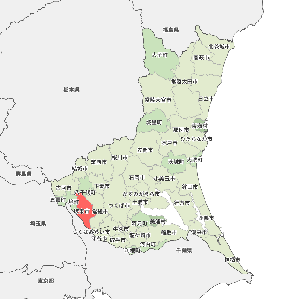 茨城県坂東市の地図 Map It マップ・イット