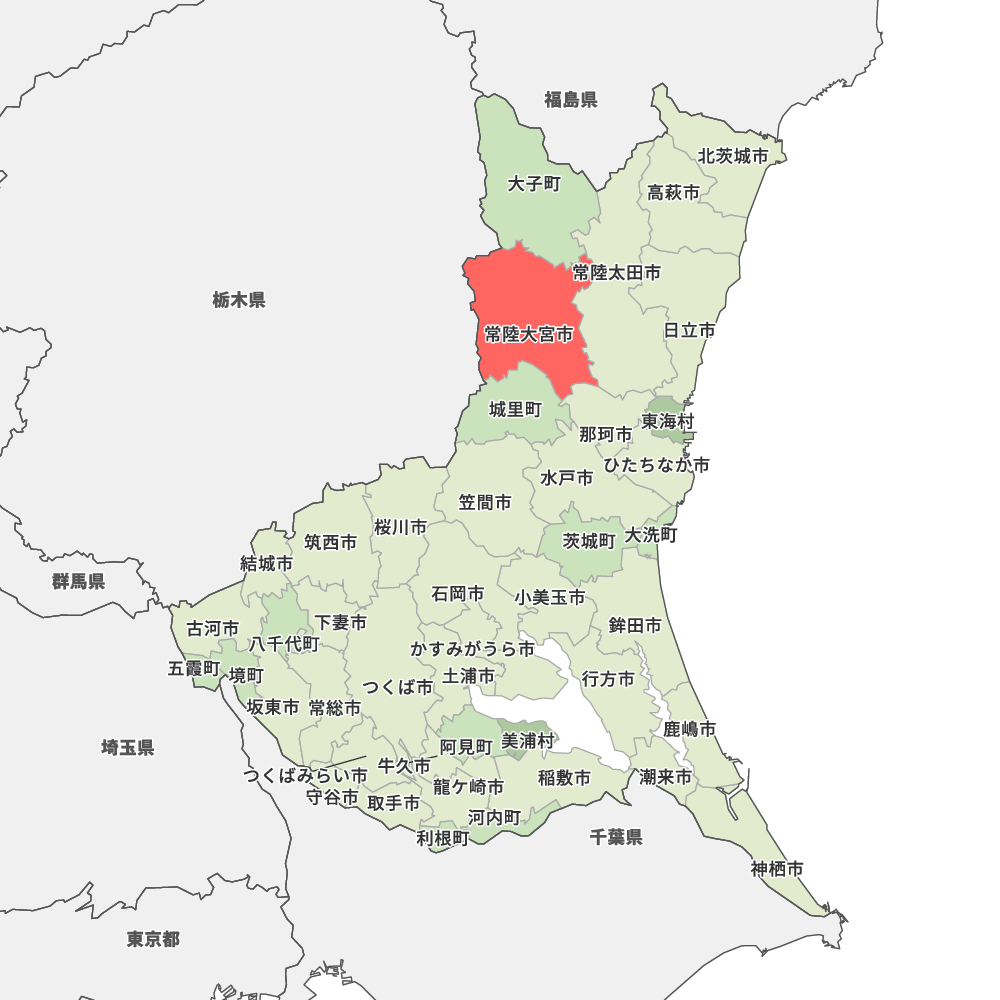 茨城県常陸大宮市の地図 | Map-It マップ・イット