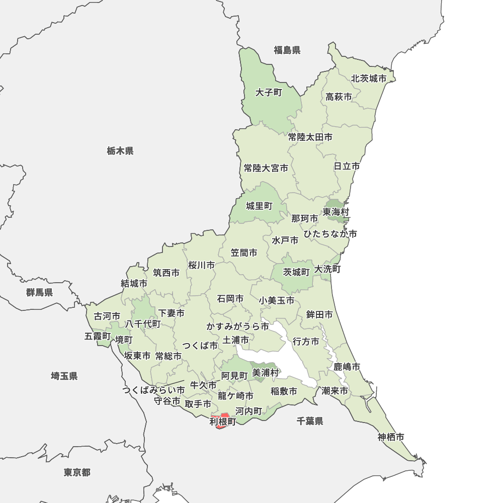 茨城県北相馬郡利根町の地図 | Map-It マップ・イット