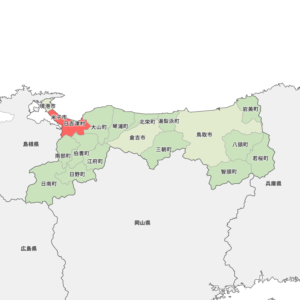 鳥取県米子市の地図 | Map-It マップ・イット