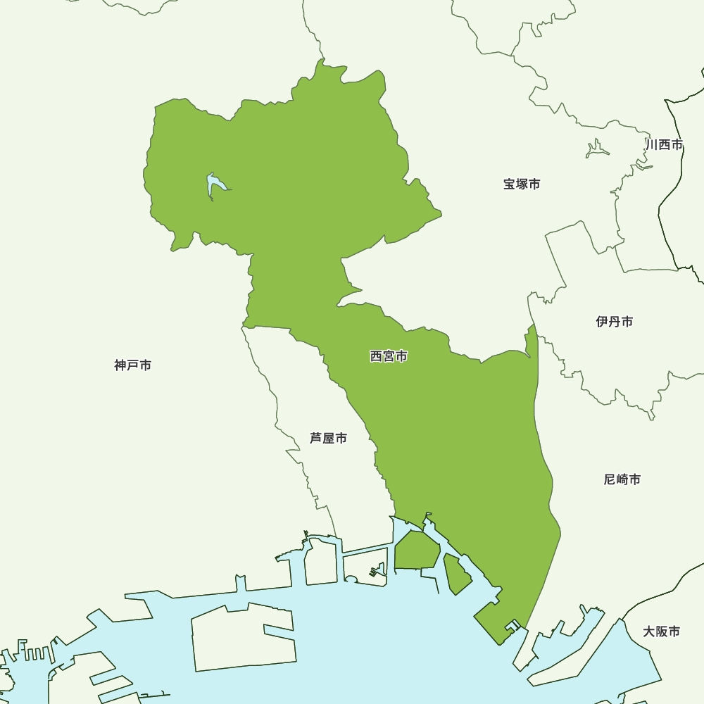 兵庫県西宮市の地図 Map It マップ イット