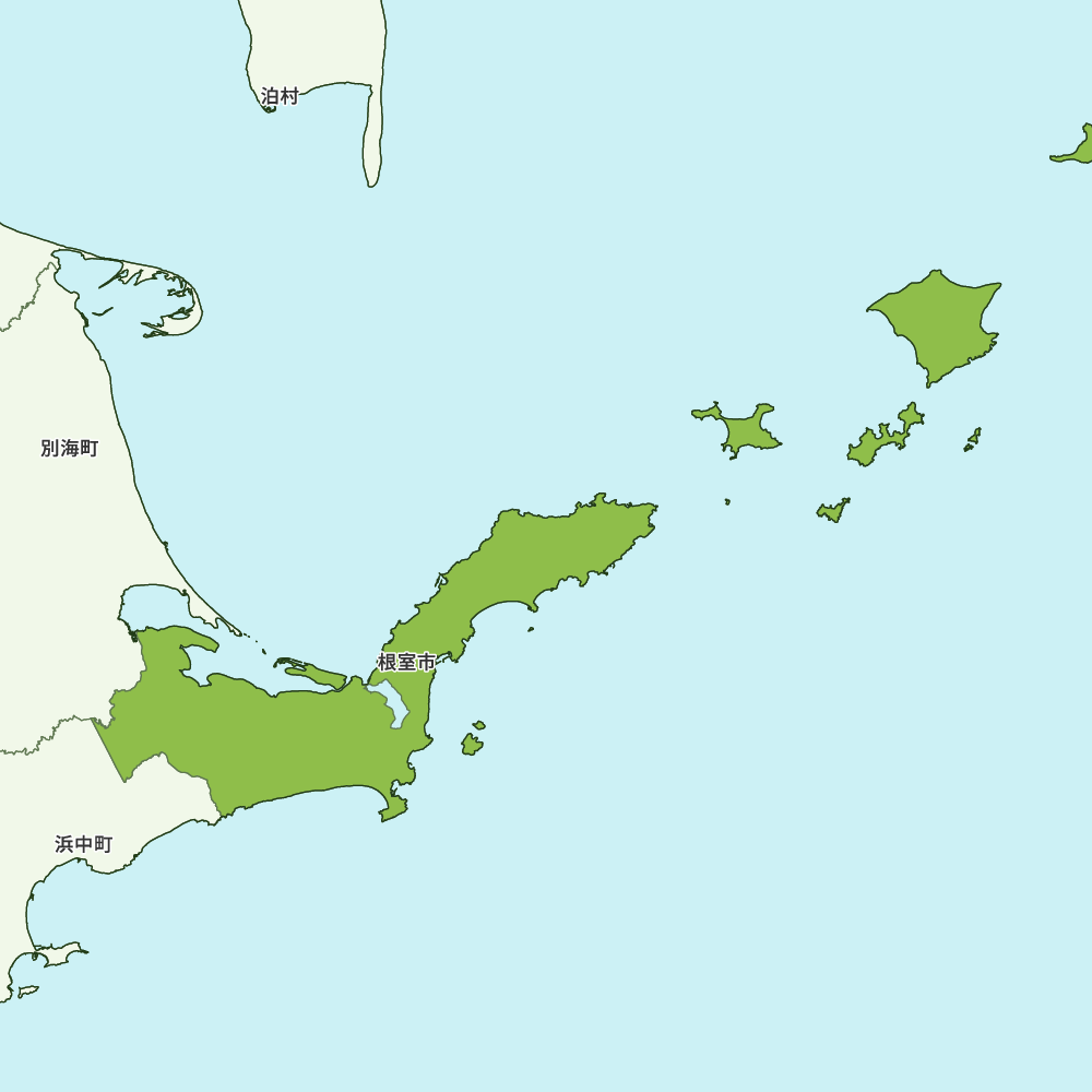 北海道の市町村・地域の形 [根室振興局] - 適当に＠ウィキ | よくわかんな〜い☆ - atwiki（アットウィキ）