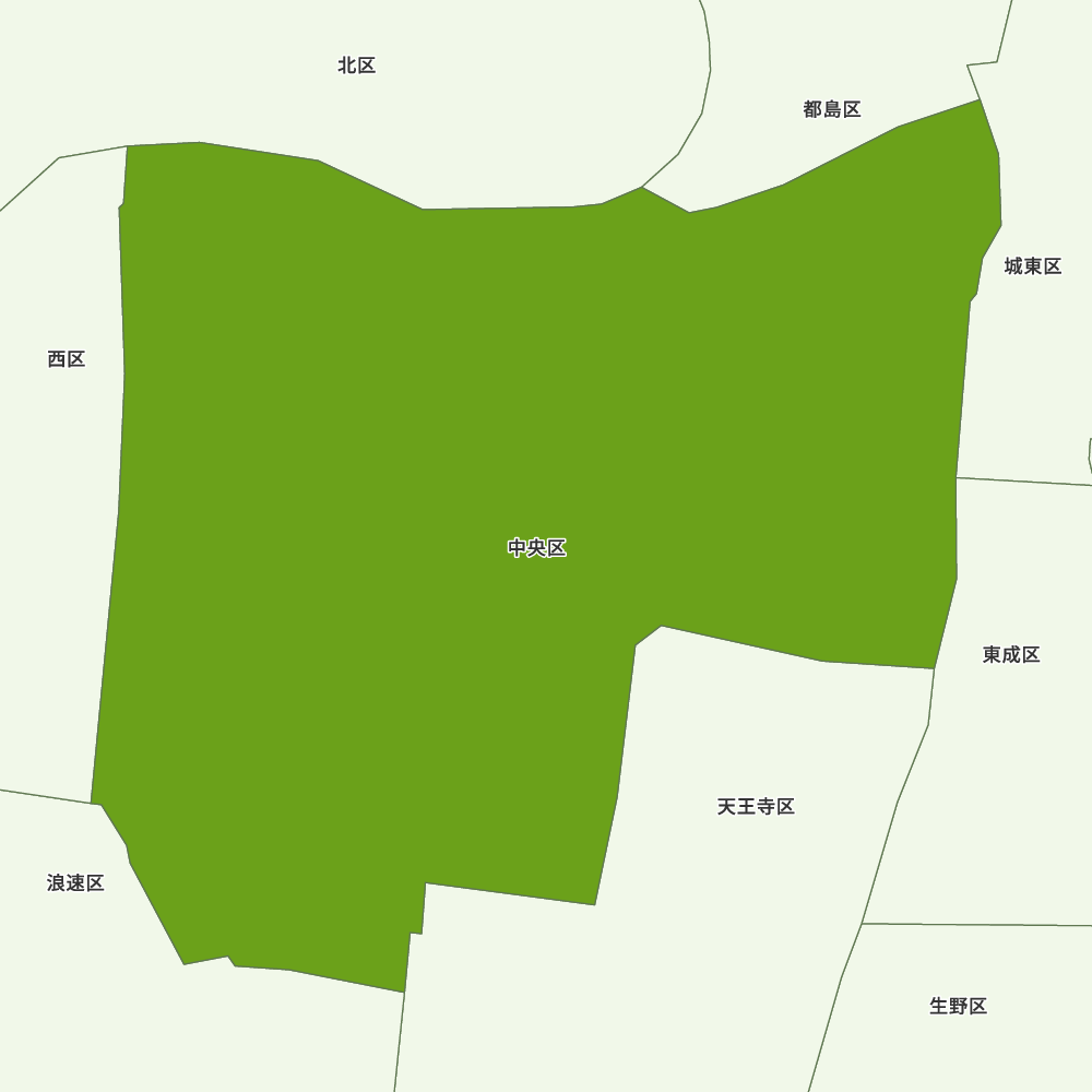 大阪府大阪市中央区の地図 | Map-It マップ・イット