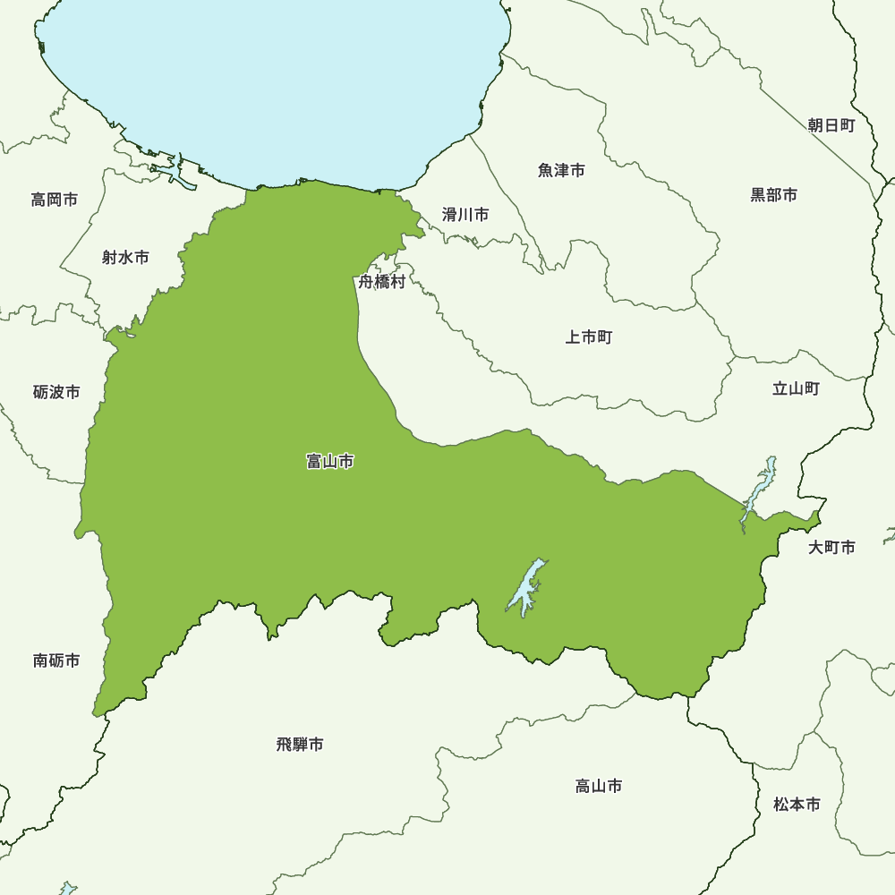 富山県富山市の地図 | Map-It マップ・イット