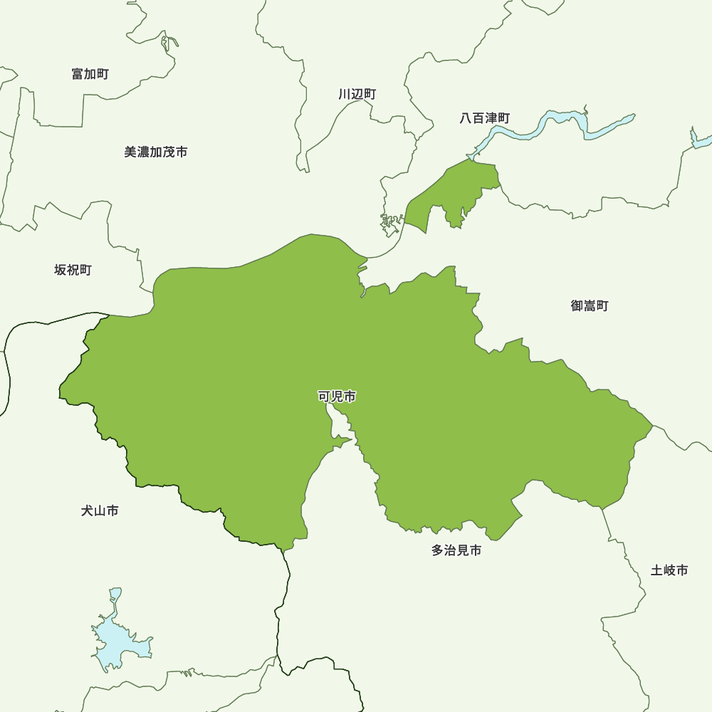 岐阜県可児市の地図 | Map-It マップ・イット