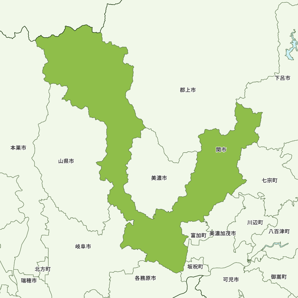 岐阜県関市の地図 | Map-It マップ・イット