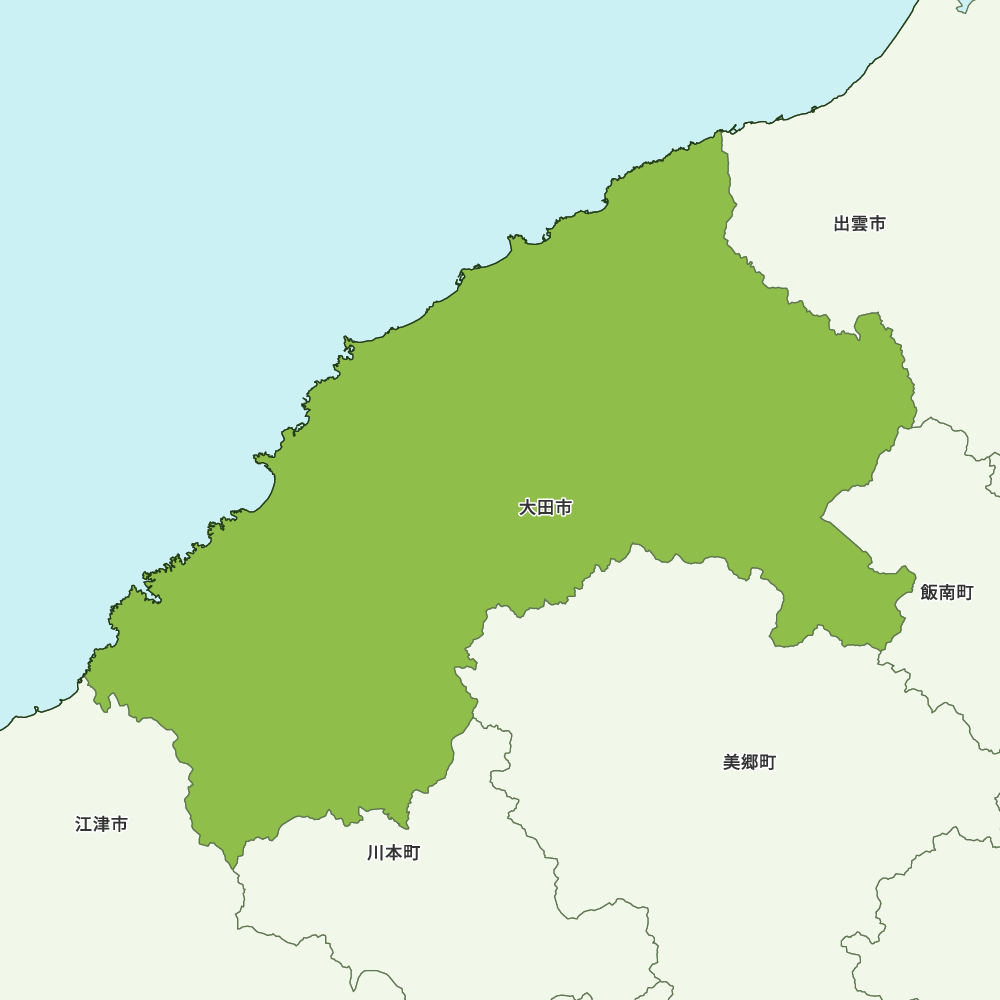 島根県大田市の地図 | Map-It マップ・イット
