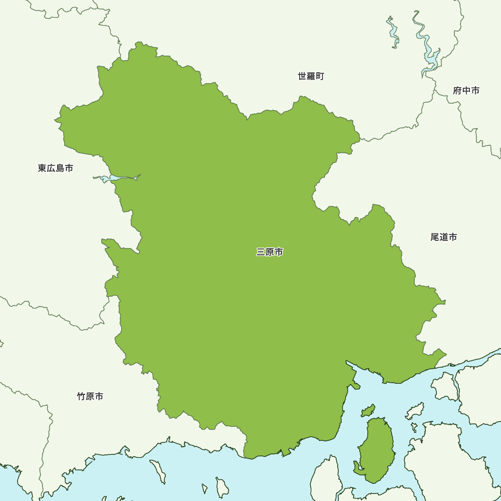 広島県三原市の地図 | Map-It マップ・イット
