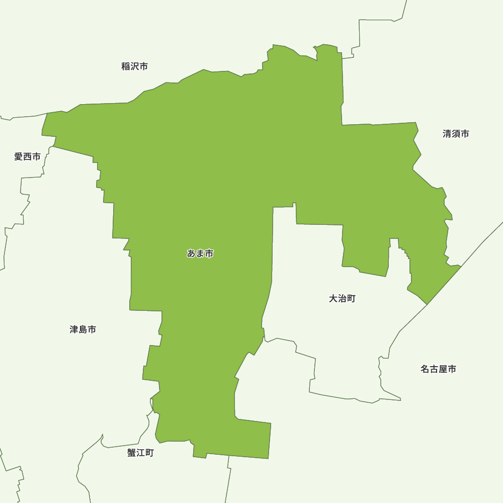 愛知県あま市の地図 | Map-It マップ・イット