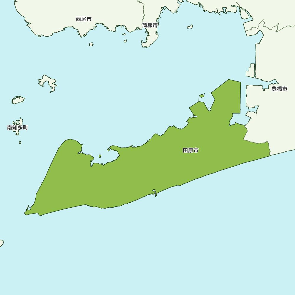 愛知県田原市の地図 | Map-It マップ・イット