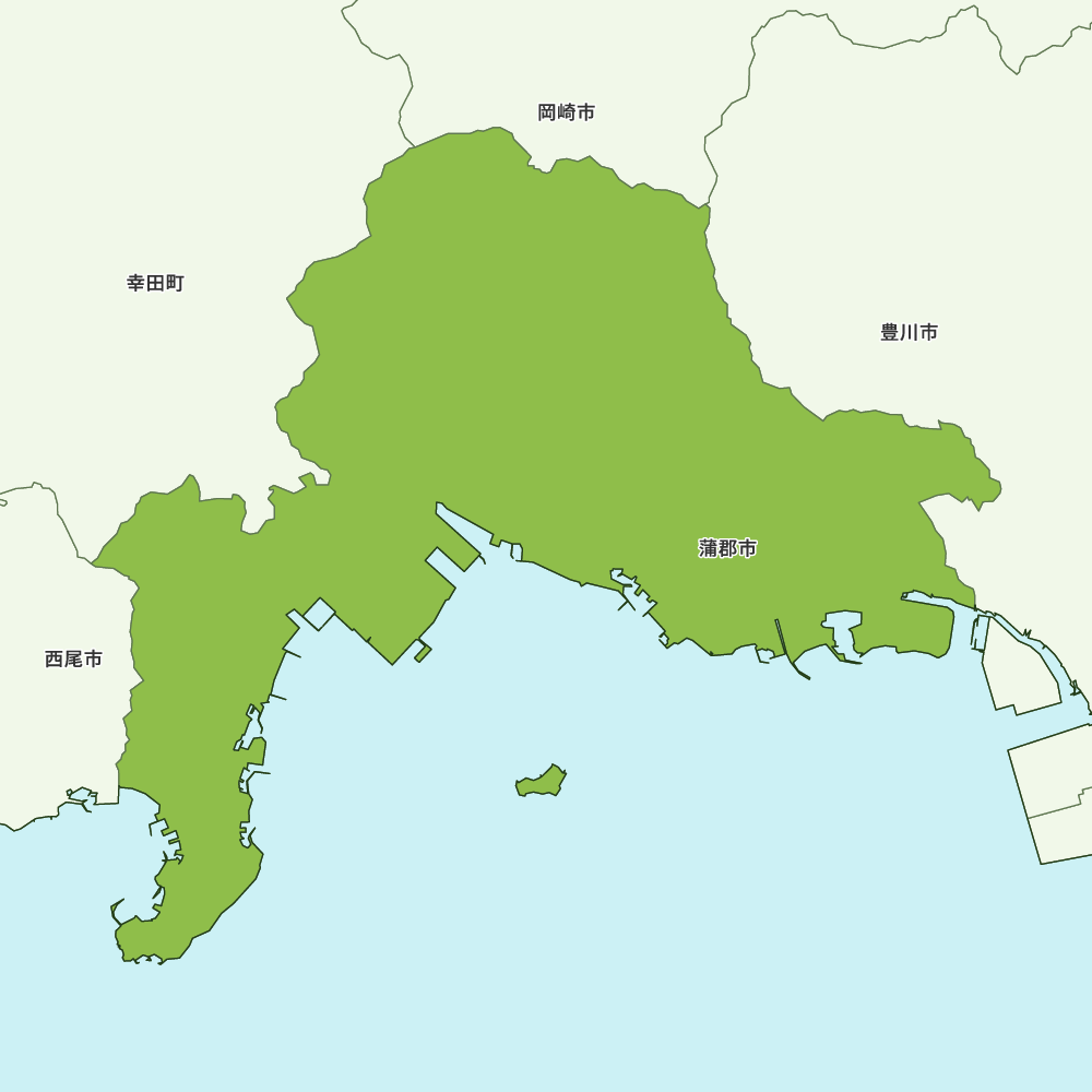 愛知県蒲郡市の地図 | Map-It マップ・イット