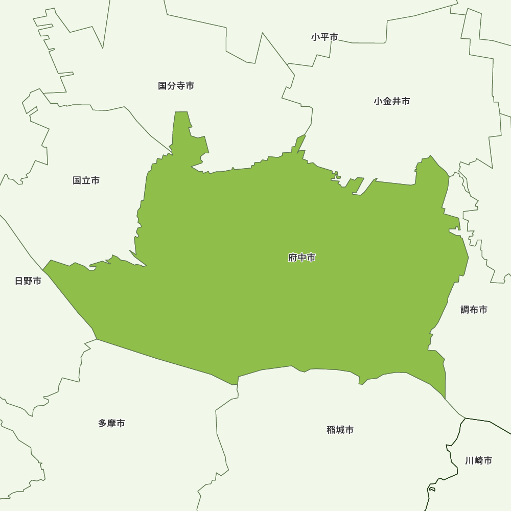 東京都府中市の地図 | Map-It マップ・イット