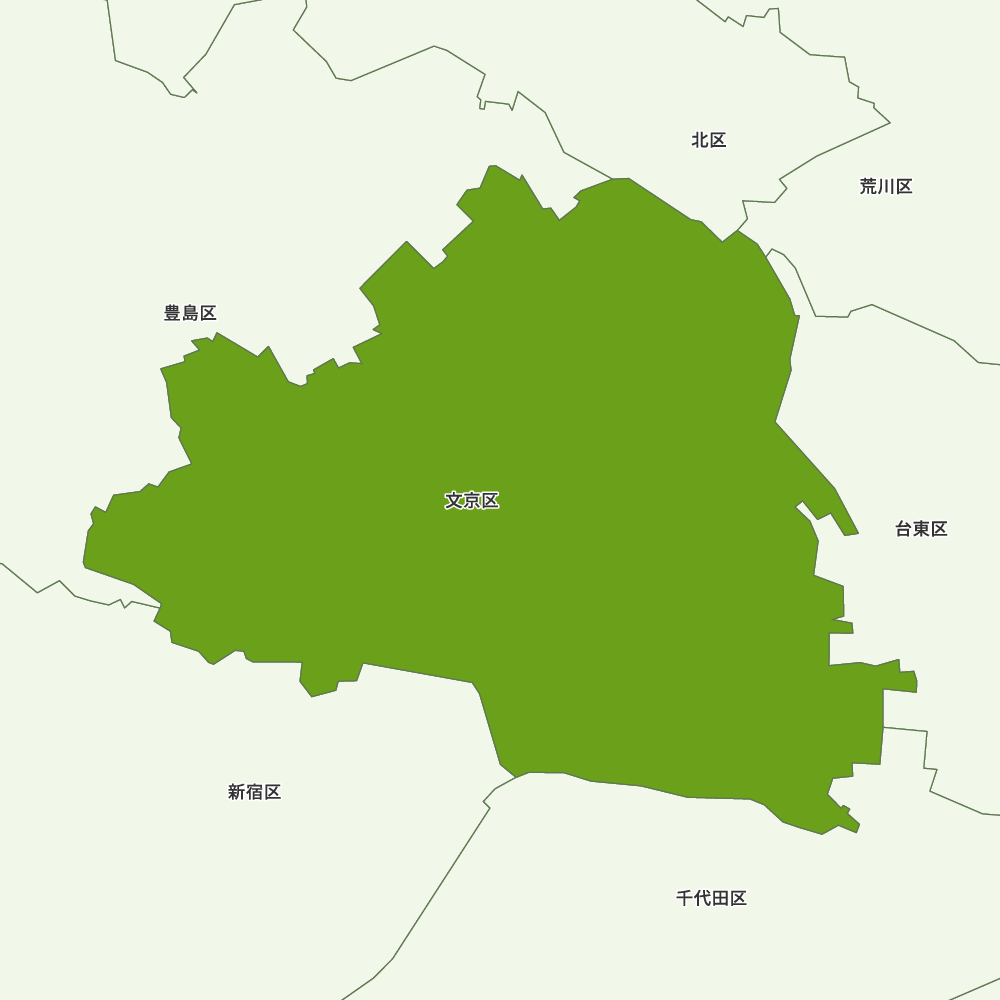 東京都文京区の地図 | Map-It マップ・イット