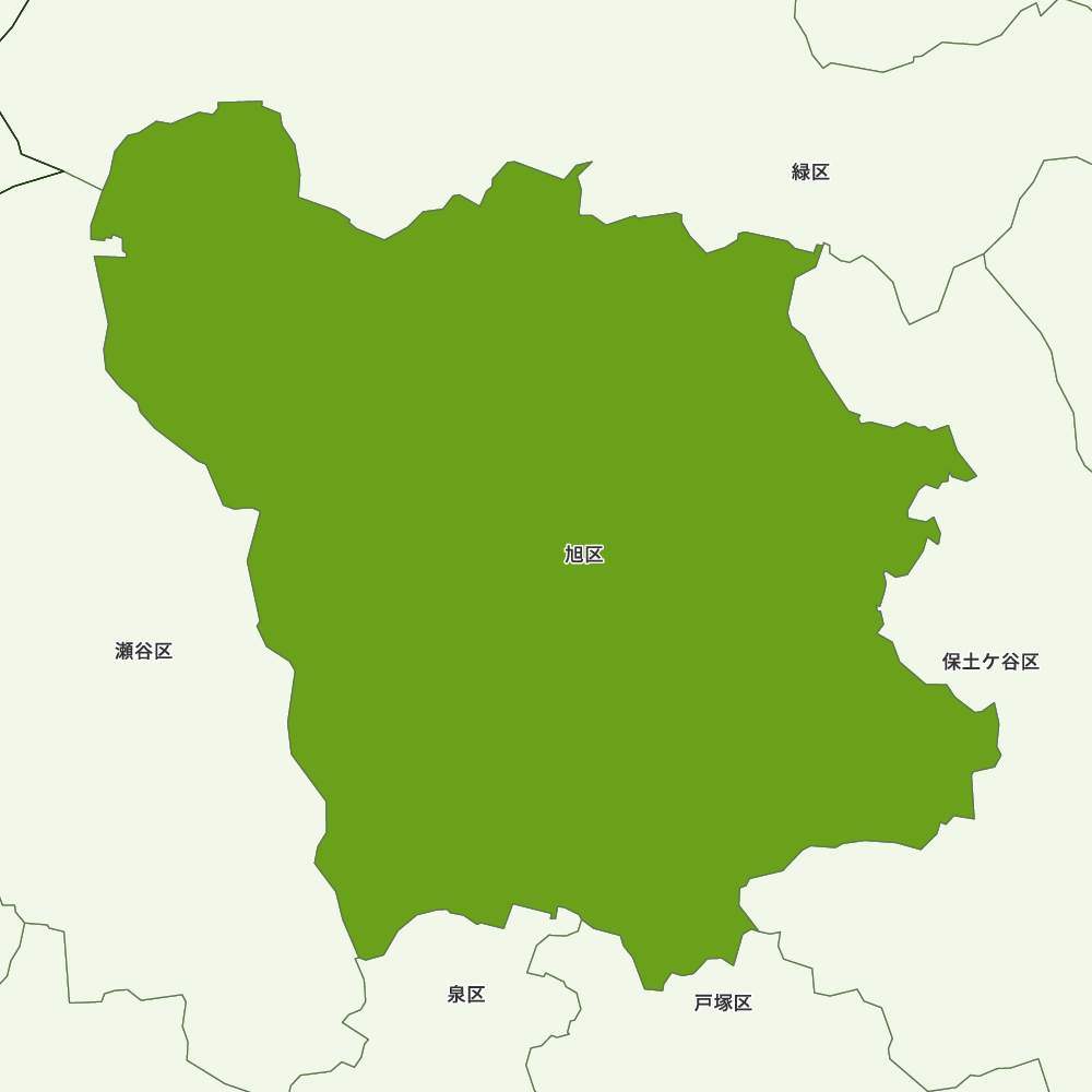 神奈川県横浜市旭区の地図 | Map-It マップ・イット