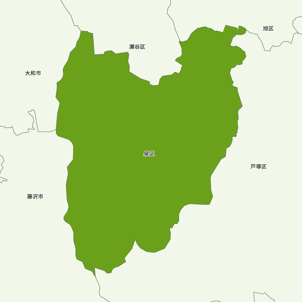 神奈川県横浜市泉区の地図 | Map-It マップ・イット