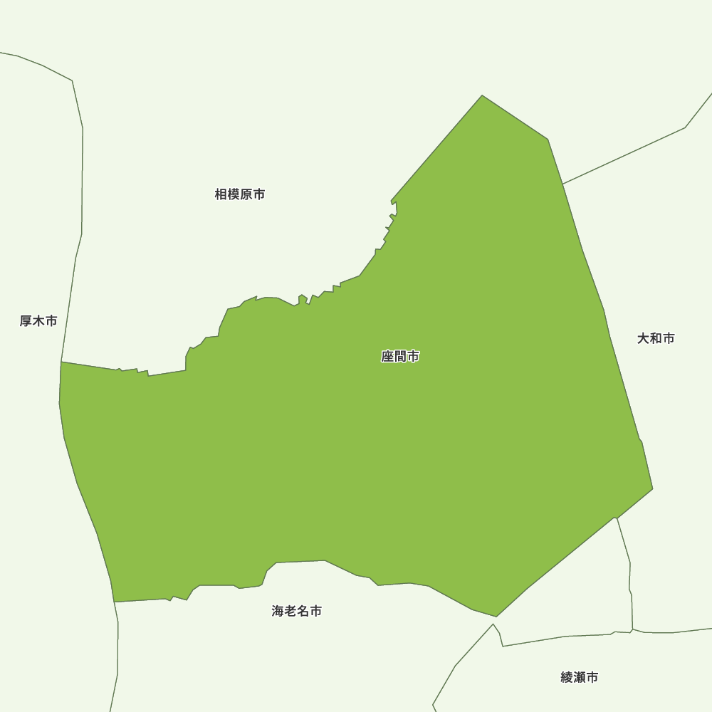 神奈川県座間市の地図 | Map-It マップ・イット