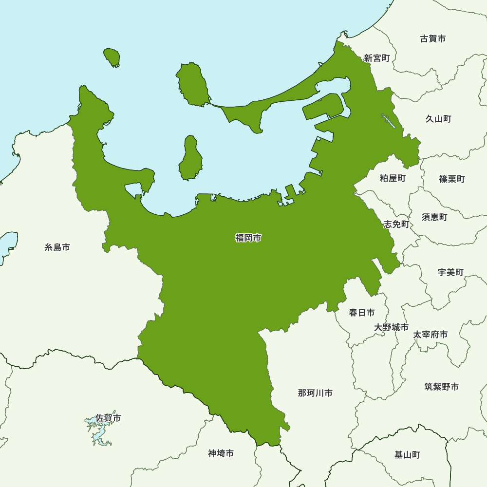 福岡県福岡市の地図 Map It マップ イット